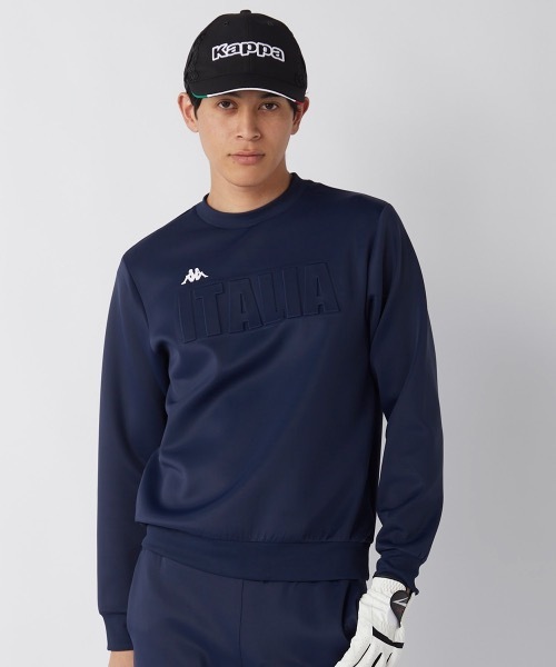 Kappa(カッパ)の「【Kappa/カッパ】ダンボールニットスウェット ゴルフ(スウェット・メンズ・ブラック/ネイビー/ターコイズブルー・MEDIUM/X-LARGE/LARGE)」の17枚目の写真