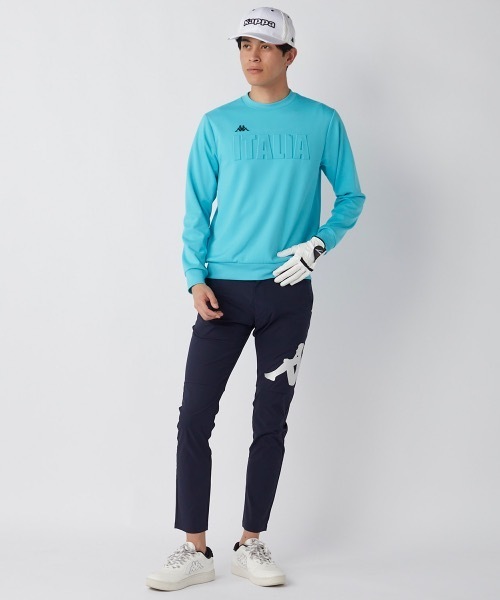 Kappa(カッパ)の「【Kappa/カッパ】ダンボールニットスウェット ゴルフ(スウェット・メンズ・ブラック/ネイビー/ターコイズブルー・MEDIUM/X-LARGE/LARGE)」の11枚目の写真