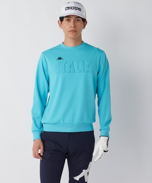 Kappa(カッパ)の「【Kappa/カッパ】ダンボールニットスウェット ゴルフ(スウェット・メンズ・ブラック/ネイビー/ターコイズブルー・MEDIUM/X-LARGE/LARGE)」の10枚目の写真