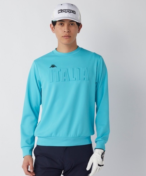 Kappa(カッパ)の「【Kappa/カッパ】ダンボールニットスウェット ゴルフ(スウェット・メンズ・ブラック/ネイビー/ターコイズブルー・MEDIUM/X-LARGE/LARGE)」の8枚目の写真