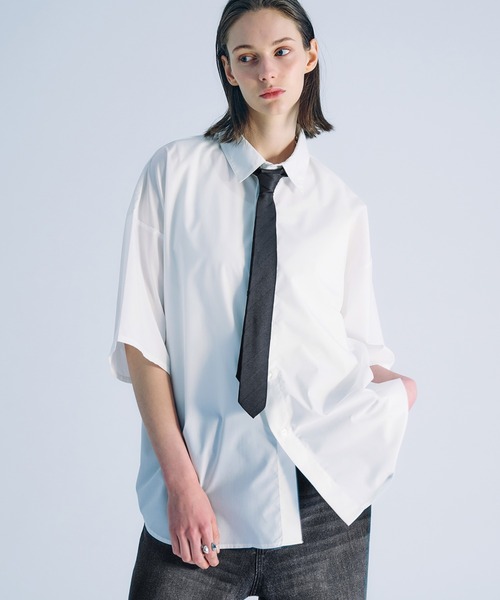 SELLE GLANT（セレグランテ）の「ASSORT REGULAR COLLAR SHIRT/アソートレギュラーカラーシャツ（シャツ/ブラウス・メンズ・チャコールグレー/オフホワイト/ブルー/ナチュラル/アイボリー・SMALL/LARGE/MEDIUM）」の2枚目の写真