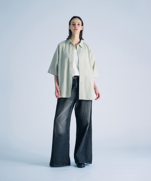 SELLE GLANT（セレグランテ）の「ASSORT REGULAR COLLAR SHIRT/アソートレギュラーカラーシャツ（シャツ/ブラウス・メンズ・チャコールグレー/オフホワイト/ブルー/ナチュラル/アイボリー・SMALL/LARGE/MEDIUM）」の15枚目の写真