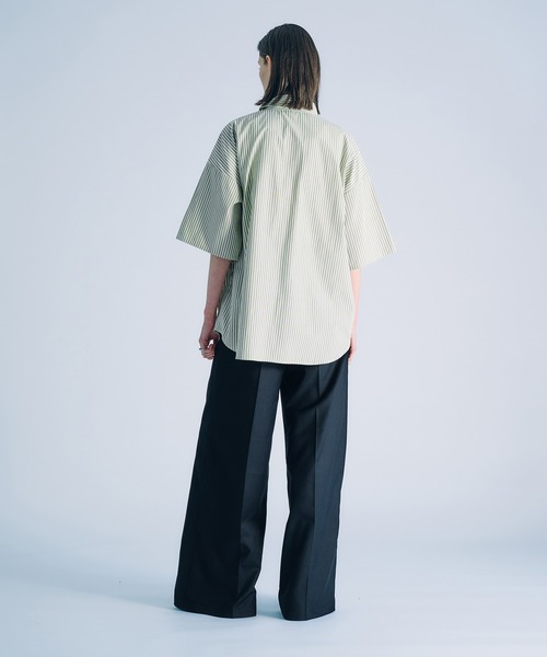 SELLE GLANT（セレグランテ）の「ASSORT REGULAR COLLAR SHIRT/アソートレギュラーカラーシャツ（シャツ/ブラウス・メンズ・チャコールグレー/オフホワイト/ブルー/ナチュラル/アイボリー・SMALL/LARGE/MEDIUM）」の20枚目の写真