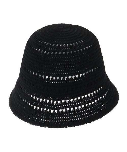 earth music&ecology（アースミュージックアンドエコロジー）の「透かし編みサーモハット（ハット・レディース・ホワイト/ライトブルー/ブラック・FREE）」の13枚目の写真