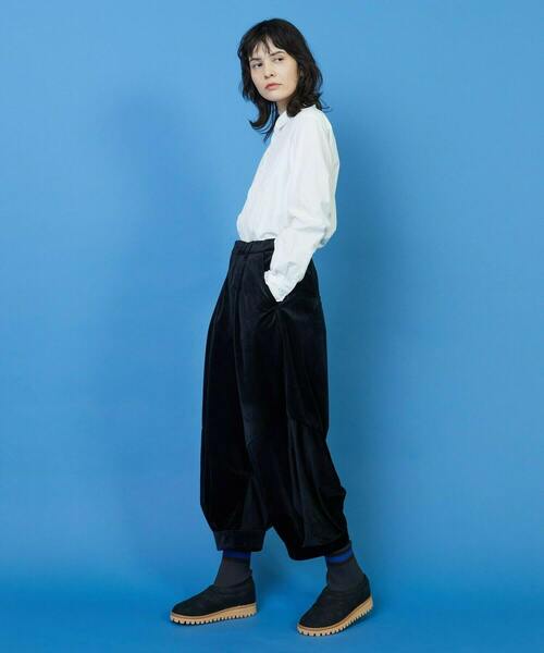 FRAPBOIS（フラボア）の「スカラップシャツ２（シャツ/ブラウス・レディース・ホワイト/グリーン・1/2）」の10枚目の写真