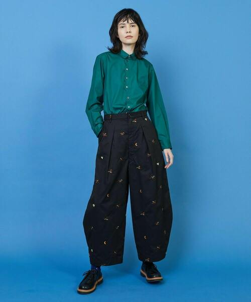 FRAPBOIS（フラボア）の「スカラップシャツ２（シャツ/ブラウス・レディース・ホワイト/グリーン・1/2）」の13枚目の写真