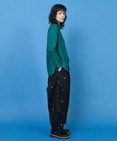 FRAPBOIS（フラボア）の「スカラップシャツ２（シャツ/ブラウス・レディース・ホワイト/グリーン・1/2）」の15枚目の写真