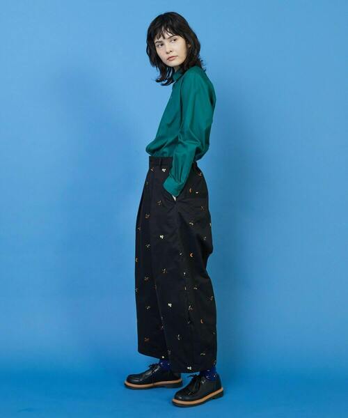 FRAPBOIS（フラボア）の「スカラップシャツ２（シャツ/ブラウス・レディース・ホワイト/グリーン・1/2）」の16枚目の写真