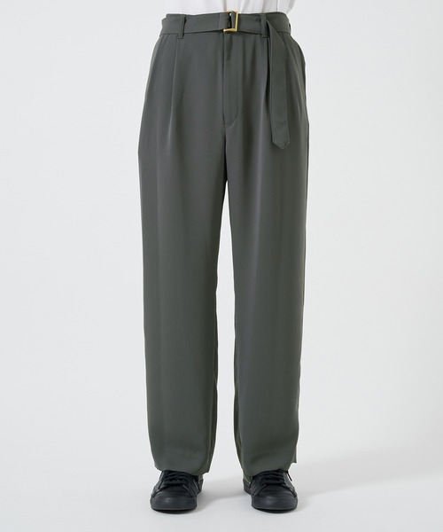 セール】別注 BELTED TAPERD PANTS（スラックス）｜CULLNI（クルニ）の