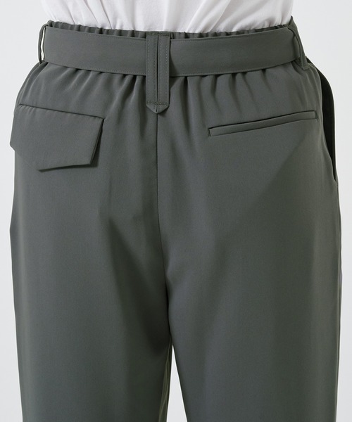 CULLNI STUDIOUS別注 BELTED SLACKS CULLNI（クルニ） スラックス STUDIOUS別注 BELTED TAPERD PANTS