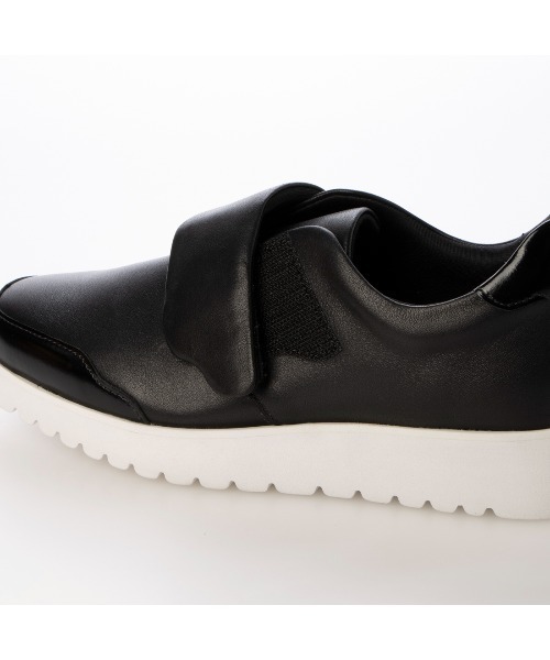 セール】オールﾚｻﾞｰベルクロスニーカー（スニーカー）｜D'ICI