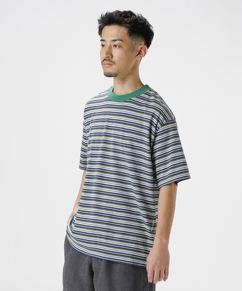 セール】WALLA WALLA SPORT / Short Sleeve Stripe T-Shirt（T