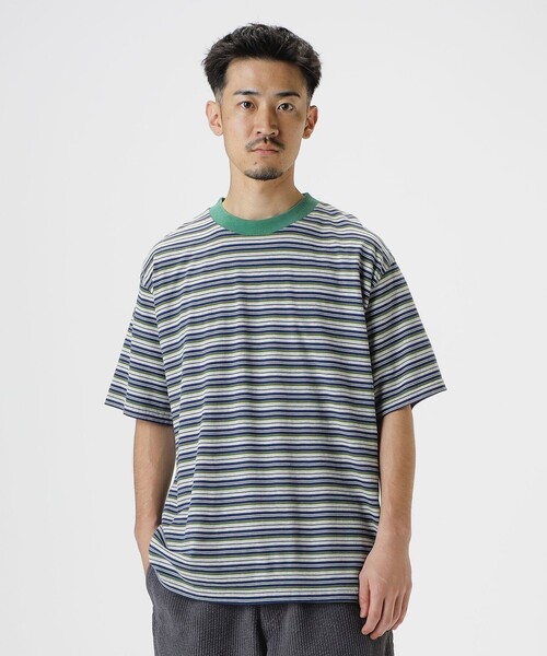 セール】WALLA WALLA SPORT / Short Sleeve Stripe T-Shirt（T