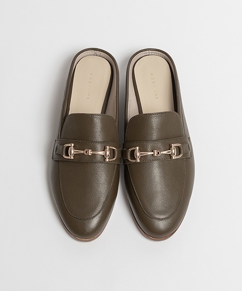 RANDA（ランダ）の「レザービットバックレスローファー（その他シューズ・レディース・カーキ/ブラック・S/M/LL/L）」の12枚目の写真