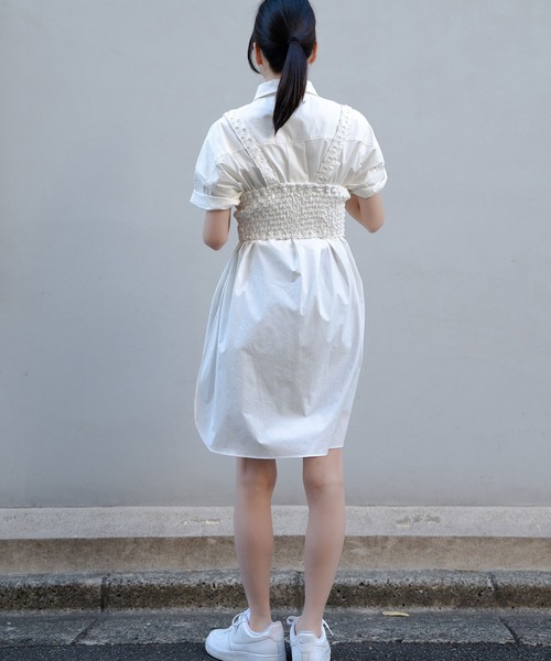 Nora Lily(ノラリリー)の「【Nora Lily】Full of Holes Bustier(その他トップス・レディース・ホワイト/ブラック・FREE)」の9枚目の写真