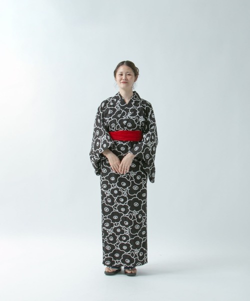 LOWRYS FARM（ローリーズファーム）の「ユカタセット＿ＭＯＭ　 326420（浴衣・レディース・ベージュ/レッド/ブラック・FREE）」の11枚目の写真