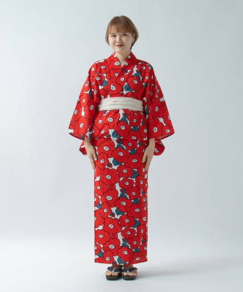 LOWRYS FARM（ローリーズファーム）の「ユカタセット＿ＭＯＭ　 326420（浴衣・レディース・ベージュ/レッド/ブラック・FREE）」の14枚目の写真