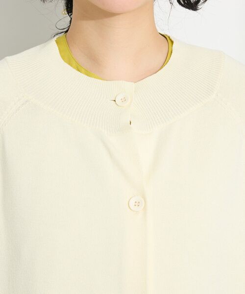 CRAFT STANDARD BOUTIQUE（クラフトスタンダードブティック）の「洗える/UVカット/毛玉軽減 ファンクショナルニットカーディガン（カーディガン/ボレロ・レディース・ベージュ/オフホワイト/ブラック/オレンジ・FREE）」の10枚目の写真