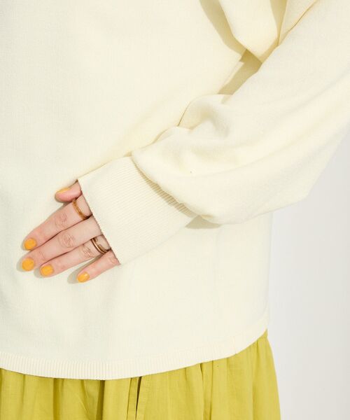 CRAFT STANDARD BOUTIQUE（クラフトスタンダードブティック）の「洗える/UVカット/毛玉軽減 ファンクショナルニットカーディガン（カーディガン/ボレロ・レディース・ベージュ/オフホワイト/ブラック/オレンジ・FREE）」の11枚目の写真