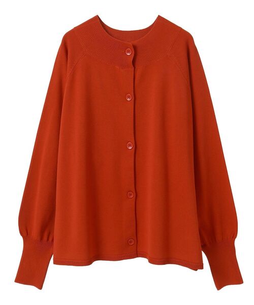 CRAFT STANDARD BOUTIQUE（クラフトスタンダードブティック）の「洗える/UVカット/毛玉軽減 ファンクショナルニットカーディガン（カーディガン/ボレロ・レディース・ベージュ/オフホワイト/ブラック/オレンジ・FREE）」の12枚目の写真