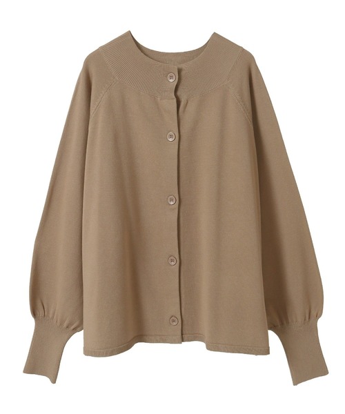 CRAFT STANDARD BOUTIQUE（クラフトスタンダードブティック）の「洗える/UVカット/毛玉軽減 ファンクショナルニットカーディガン（カーディガン/ボレロ・レディース・ベージュ/オフホワイト/ブラック/オレンジ・FREE）」の5枚目の写真