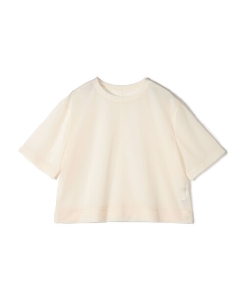 tシャツ シアートリコットプルオーバー レディース SHIPS｜<手洗い可能>シアー トリコット ショート スリーブ プル