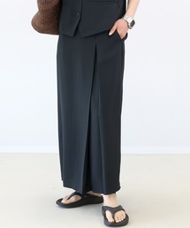 Aletta vita（アレッタビータ）の「杢調ツイルタックロングスカート（スカート）」