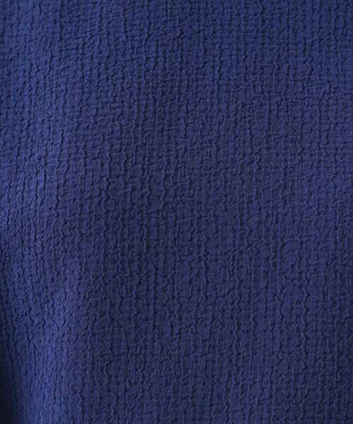 OPAQUE.CLIP（オペークドットクリップ）の「ストレッチジャカード2WAYリボントップス/セットアップ対応可【洗濯機洗い可】（シャツ/ブラウス・レディース・ブラック/ブルー系その他/オフホワイト・38/42/40）」の14枚目の写真