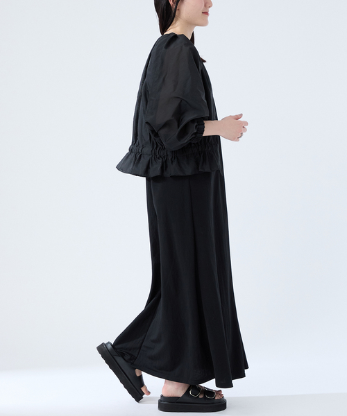 VERMEIL par iena タフタZIPギャザーコクーンコート VERMEIL par iena（ヴェルメイユパーイエナ）の「タフタZIP