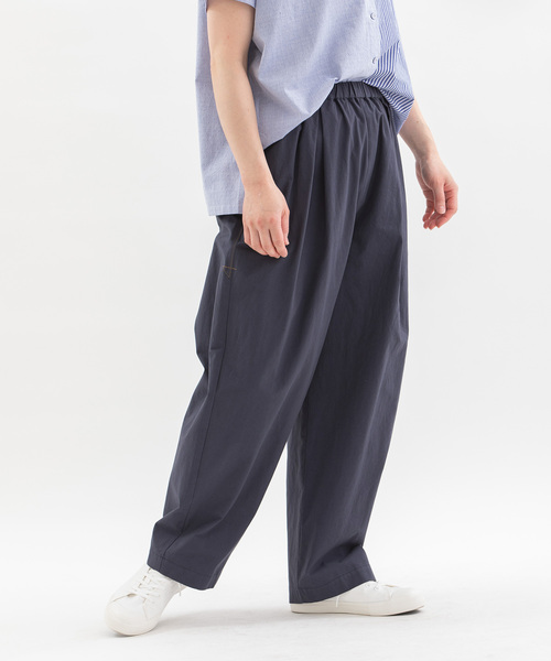 nop de nod(ノップドゥノッド)の「Pommeボリュームタックパンツ(その他パンツ・レディース・キャメル/ネイビー/カーキ・M)」の3枚目の写真