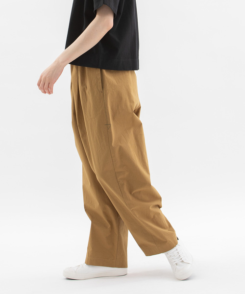 nop de nod(ノップドゥノッド)の「Pommeボリュームタックパンツ(その他パンツ・レディース・キャメル/ネイビー/カーキ・M)」の22枚目の写真