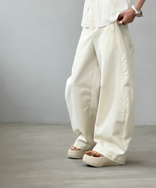 chuclla(チュクラ)の「プラットフォーム トングサンダル chs25s007(サンダル・レディース・ブラック/グレイッシュベージュ・S/M/L)」の12枚目の写真