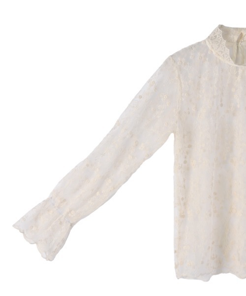 marjour（マージュール）の「EMBROIDERY LACE TOPS（シャツ/ブラウス・レディース・アイボリー・M）」の18枚目の写真