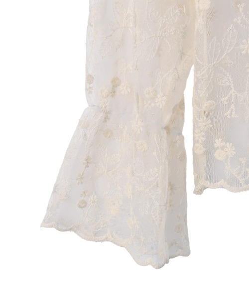 marjour（マージュール）の「EMBROIDERY LACE TOPS（シャツ/ブラウス・レディース・アイボリー・M）」の19枚目の写真