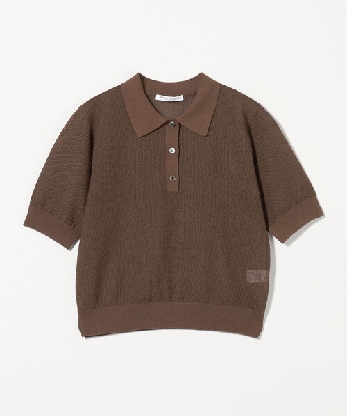 UNITED ARROWS ポロニット BEAUTY＆YOUTH UNITED ARROWS ニット セーター メッシュ