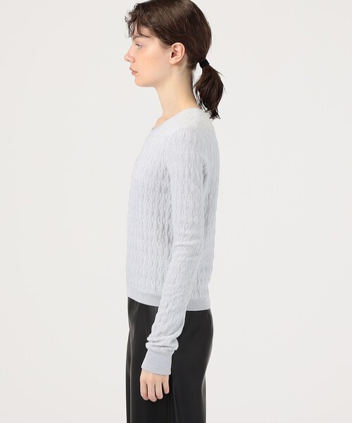 TOMORROWLAND (トゥモローランド)の「PARTOW ALBA SWEATER クルーネックニット(ニット/セーター・レディース・シルバー系その他・S)」の8枚目の写真