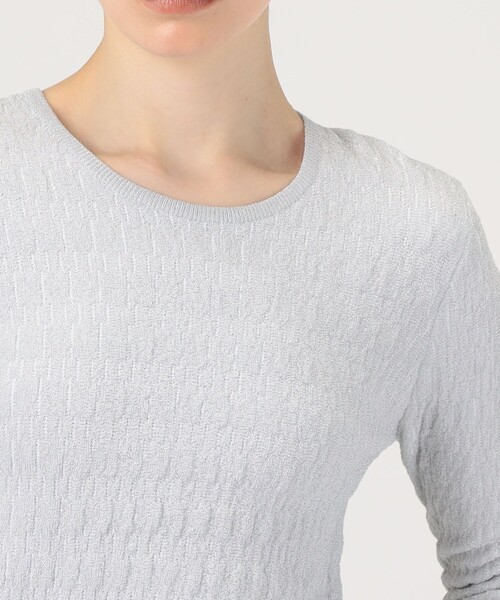TOMORROWLAND (トゥモローランド)の「PARTOW ALBA SWEATER クルーネックニット(ニット/セーター・レディース・シルバー系その他・S)」の6枚目の写真
