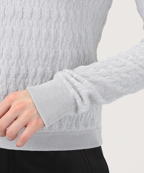 TOMORROWLAND (トゥモローランド)の「PARTOW ALBA SWEATER クルーネックニット(ニット/セーター・レディース・シルバー系その他・S)」の4枚目の写真