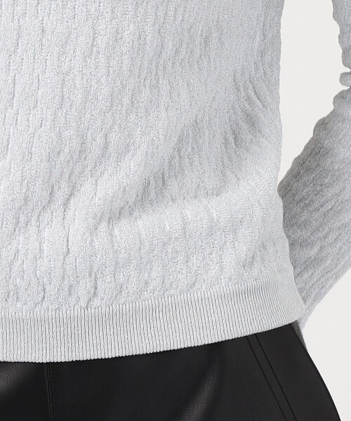 TOMORROWLAND (トゥモローランド)の「PARTOW ALBA SWEATER クルーネックニット(ニット/セーター・レディース・シルバー系その他・S)」の3枚目の写真
