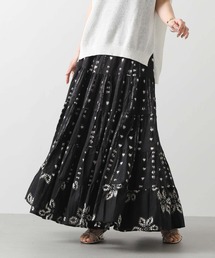 【極美品】TORRAZZO DONNA⭐️リバーシブルジャガードスカート　ブルー オンライン ショッピング 通販ファッション - 【極美品