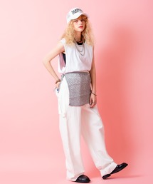 an meets zakka（アンミツザッカ）の「an meets zakka メッシュニット巻きスカート（スカート）」