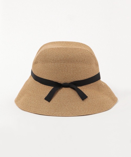 GEORGE'S(ジョージズ)の「リボンハット(ハット・レディース・ライトベージュ/アイボリー・FREE)」の3枚目の写真