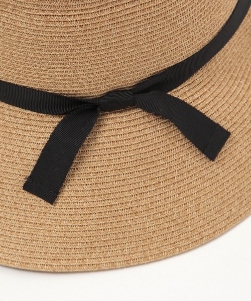 GEORGE'S(ジョージズ)の「リボンハット(ハット・レディース・ライトベージュ/アイボリー・FREE)」の8枚目の写真