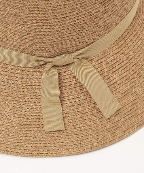 GEORGE'S(ジョージズ)の「リボンハット(ハット・レディース・ライトベージュ/アイボリー・FREE)」の9枚目の写真