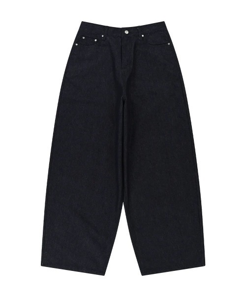 A'GEM/9 × .kom 『NIIER NOR/ニア ノア』 BACK-CROSS WIDE DENIM