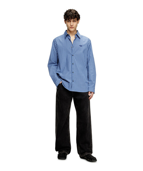 メンズ 長袖シャツ S-SIMPLY-DLBV（シャツ/ブラウス）｜DIESEL