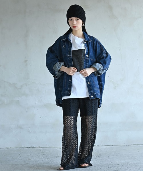 funda mine（ファンダマイン）の「【日本製】UNISEX フラグメントグリッドTシャツ（Tシャツ/カットソー・レディース・ブラック/ホワイト・FREE）」の20枚目の写真