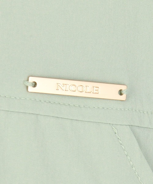 NICOLE white（ニコルホワイト）の「アノラック風スリーブレスプルオーバー（ベスト・レディース・ブラック/オフホワイト/ライトグリーン・FREE）」の19枚目の写真