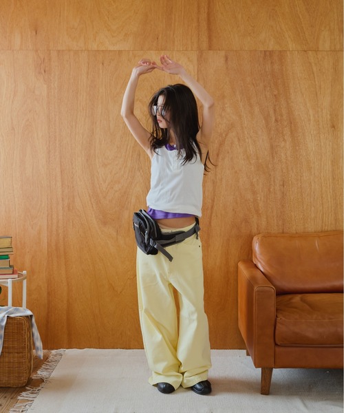 common gull products.（コモンガルプロダクツ）の「狡猾なパンツ（その他パンツ・レディース・イエロー/グレー・SMALL/MEDIUM/LARGE）」の9枚目の写真