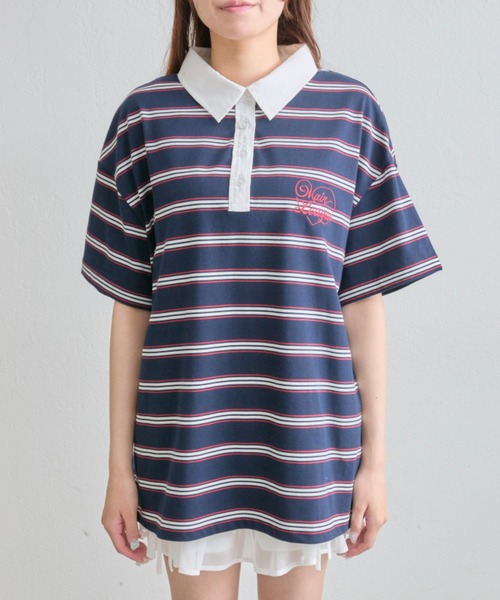 FR2 パイルロゴ 色情兎 ラガーシャツ 太ボーダー 即完売 Ⓜ️ c46c669023af299782091a44f48eb9
